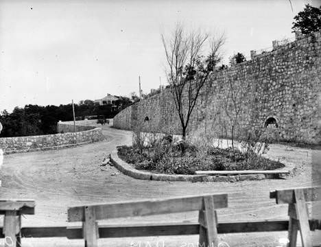 Serpentine Road from Olmos Dam construction site to Alamo Heights, 1926