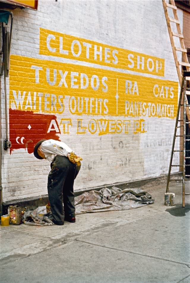Sign Painter, 1954