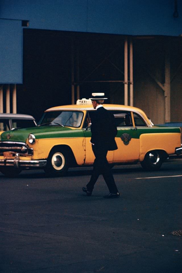 Man in Straw Hat, circa 1955