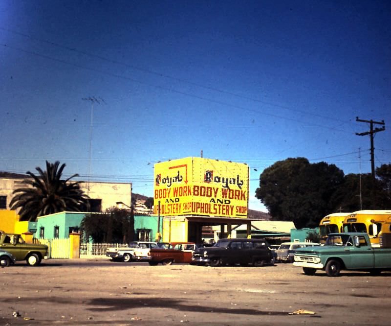 Main street of Tijuana, 1971