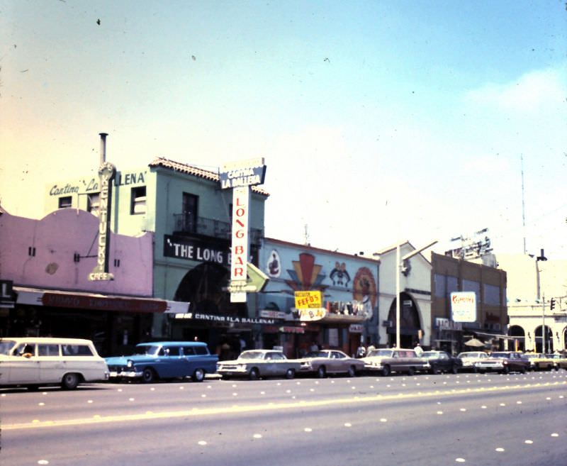 Main street of Tijuana, 1971