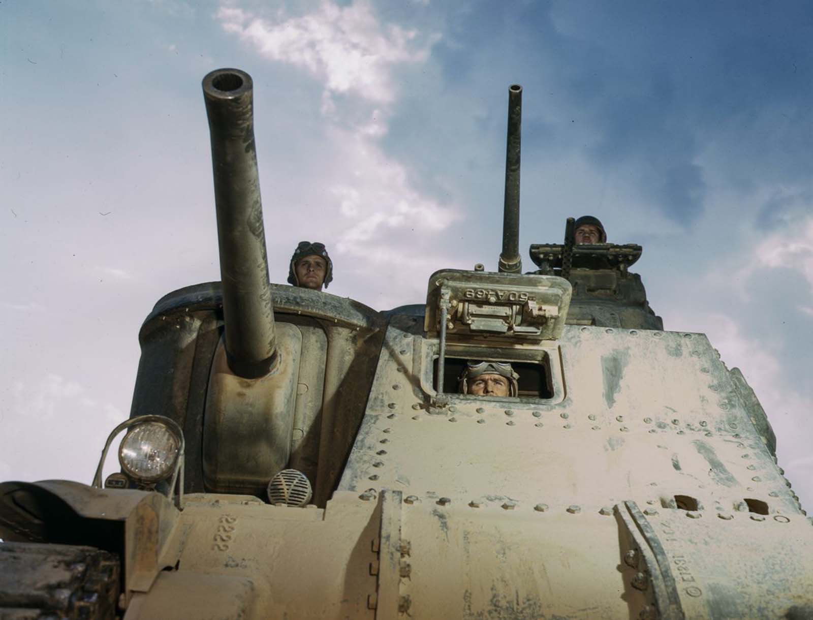 An M3 tank and crew.