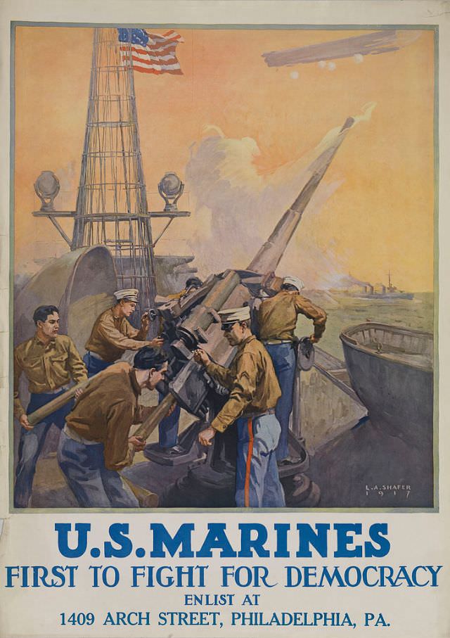 A group of Marines would on a ship