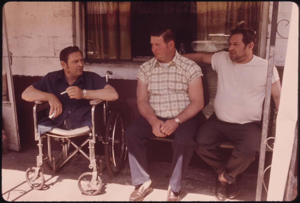 Jack Smith, 42, Left, Rhodell, West Virginia, near Beckley, Was a Miner Disabled When a Roof Caved in Who Had to Wait 18 Years to Get Workman’s Compensation.