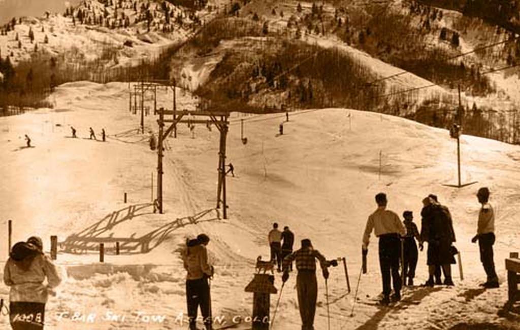 T-Bar Ski Tow, Aspen, 1879
