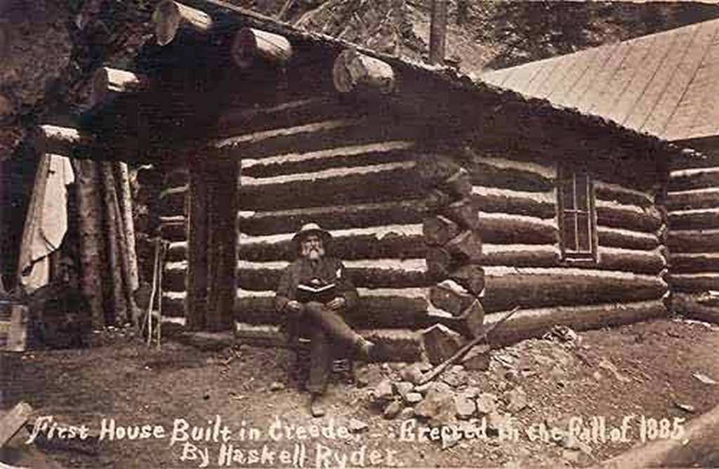 First House Built in Creede, 1885