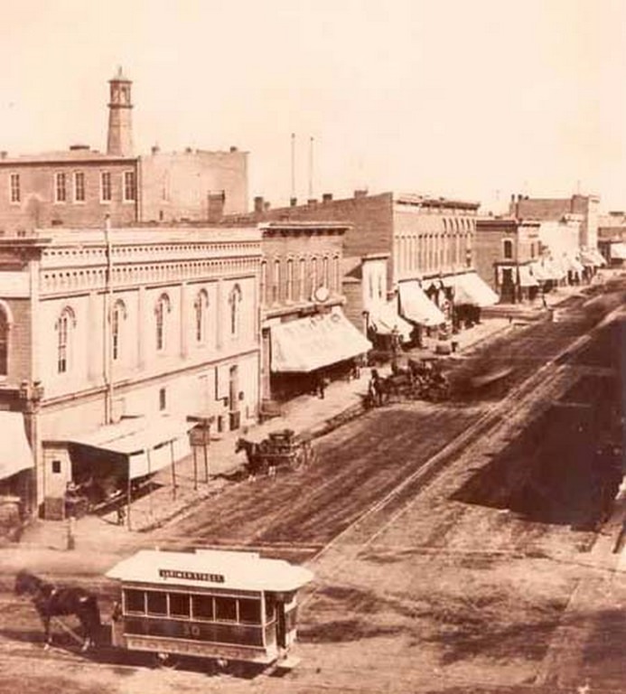 Larimer Street Trolley, 1885
