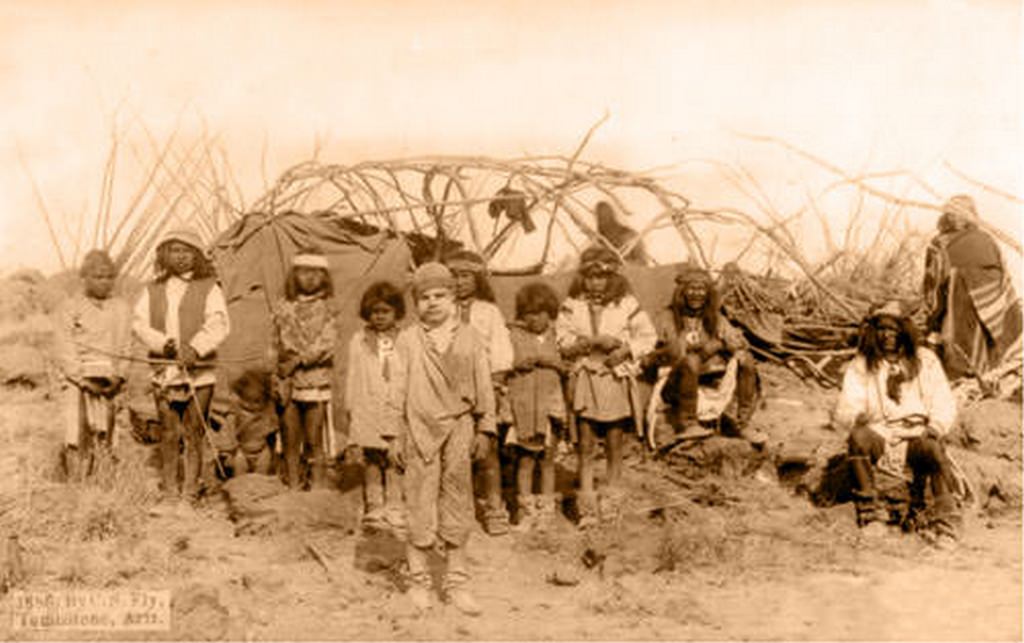 Captive white boy, Santiago Jimmy” McKinn, in Geronimo’s Camp”, 1886