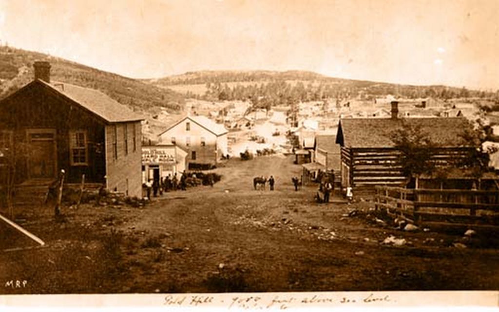 Gold Hill – 9000 Feet Above Sea Level – Colorado, 1888