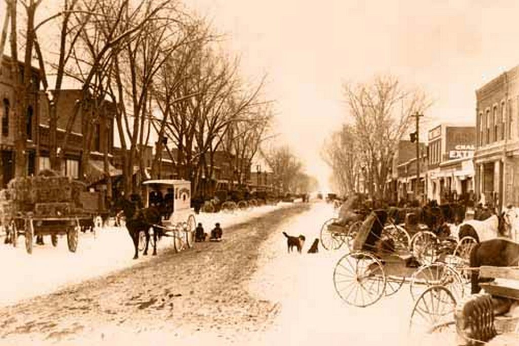 Longmont Snow Day, 1888