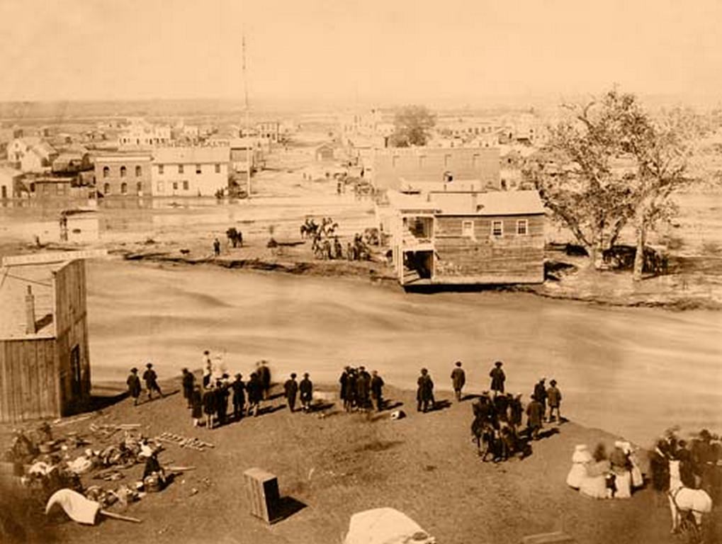 The Great Flood, Denver, Colorado Territory, May 19, 1864