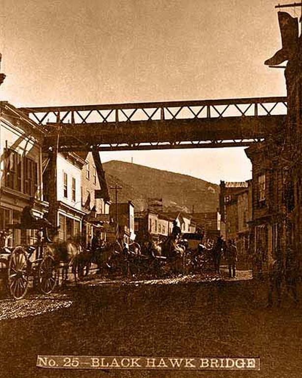 Main Street, Black Hawk Bridge, 1878