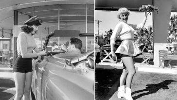 The History and Photos of Beautiful Carhop Girls from the 20th Century