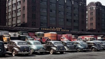 Chicago Rail yards 1940s