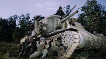 WWII tank crews training