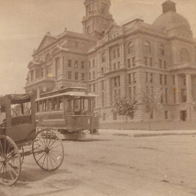 Tarrant County Courthouse, 1899