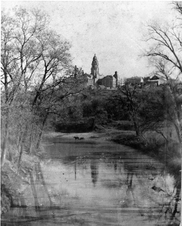 Tarrant County courthouse, Fort Worth, Texas, 1896