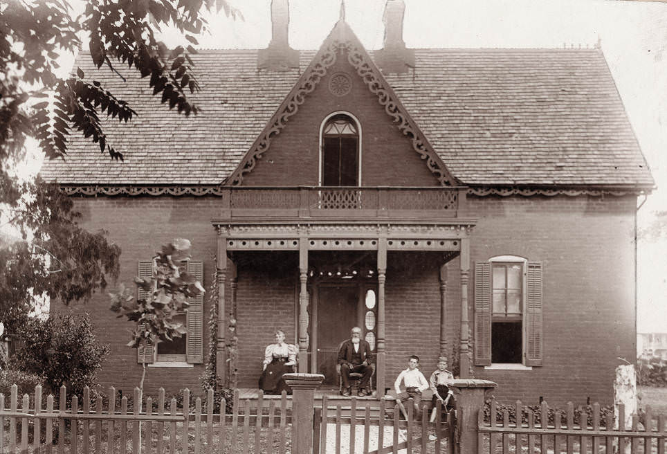 Home of David Boaz, 1892