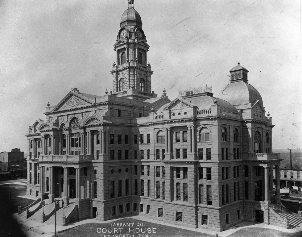 Tarrant County courthouse, Fort Worth, Texas, 1896
