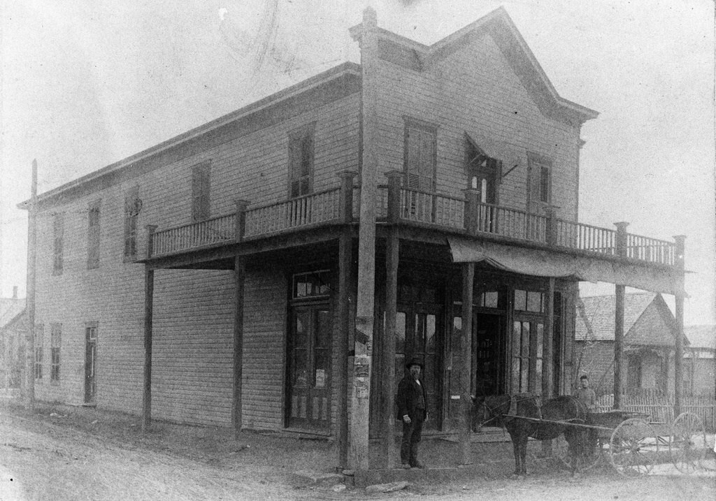 Gallup Grocery Store, South Main Street and Hattie Street, Fort Worth, Texas, 1885