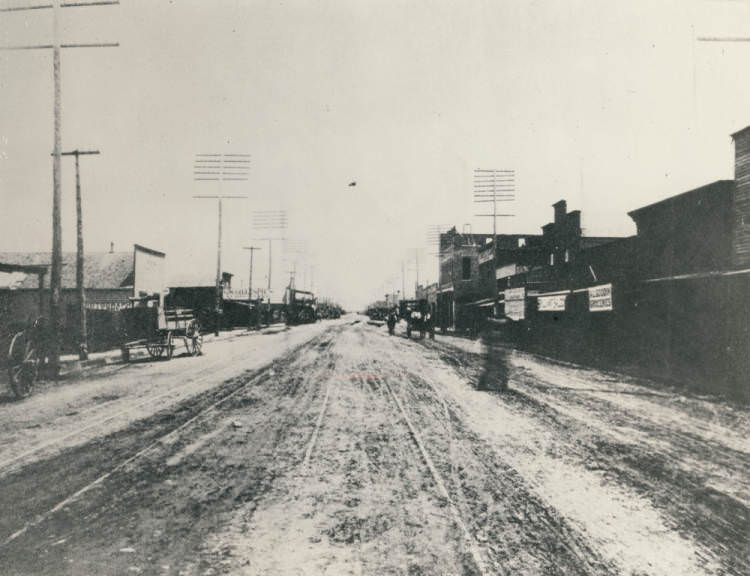 Downtown Fort Worth, 1885.