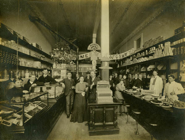 Interior of Unidentifed Restaurant, 1883