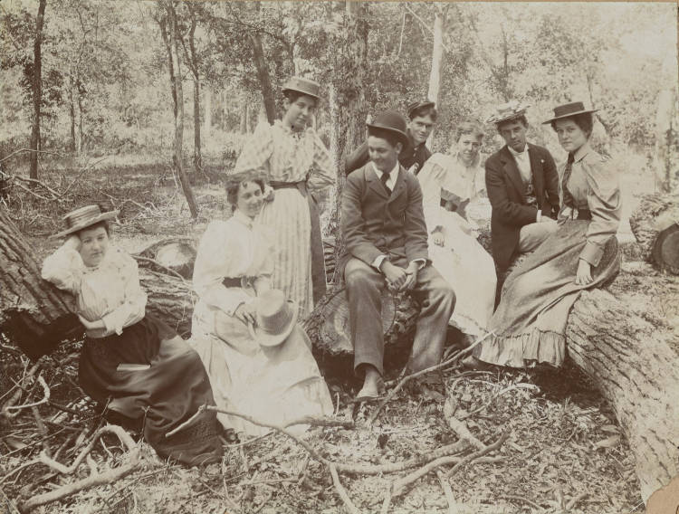 Group at Park, 1895