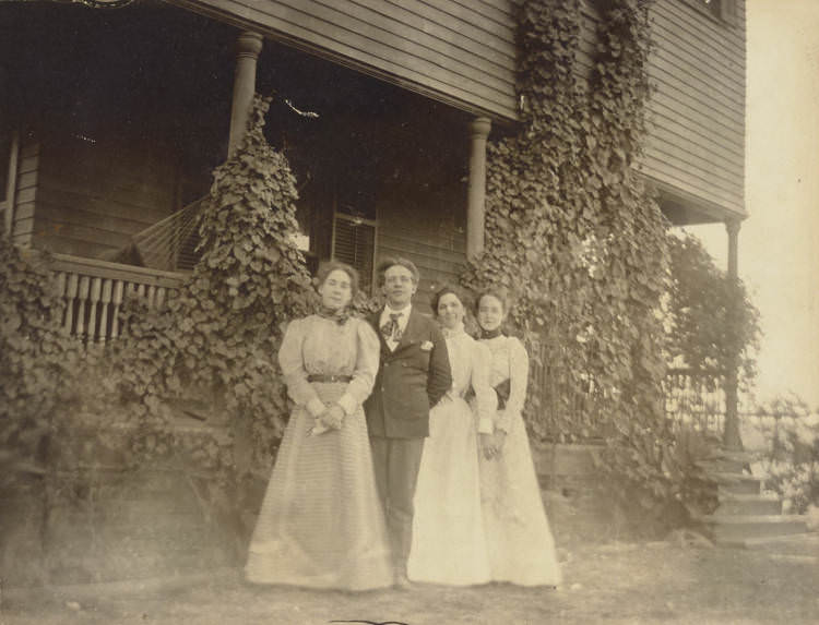 Group in Front of House, 1895
