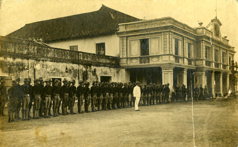 Troops in Review, 1899
