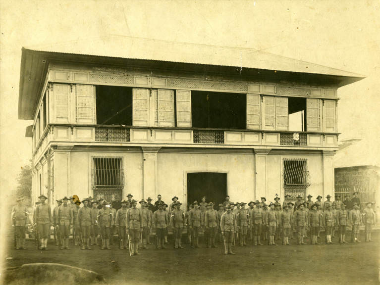 Inspection of Troops, 1899