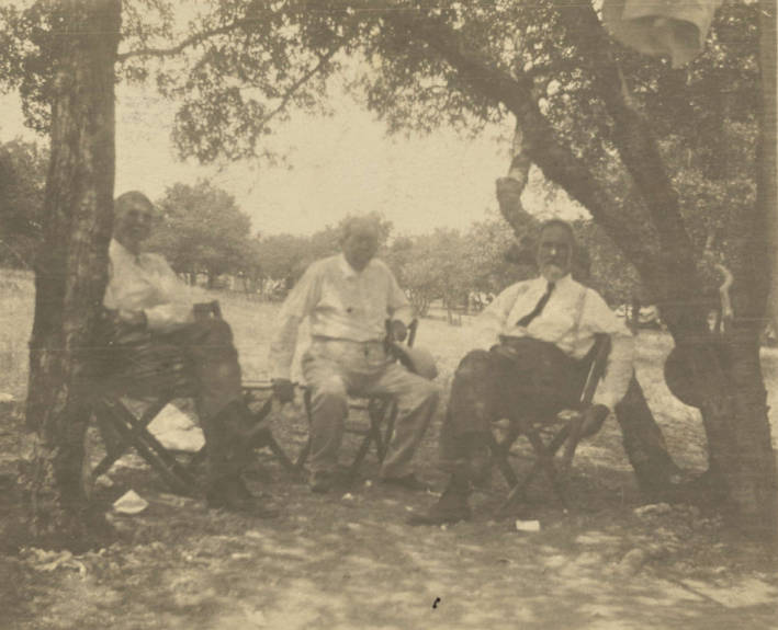Three Gentlemen in a Park, 1893