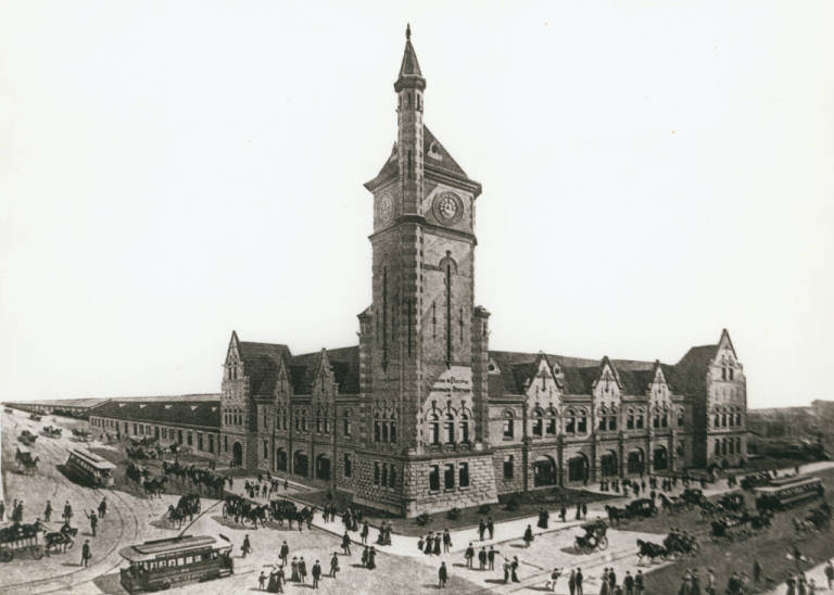 Texas & Pacific Railway Station, 1890