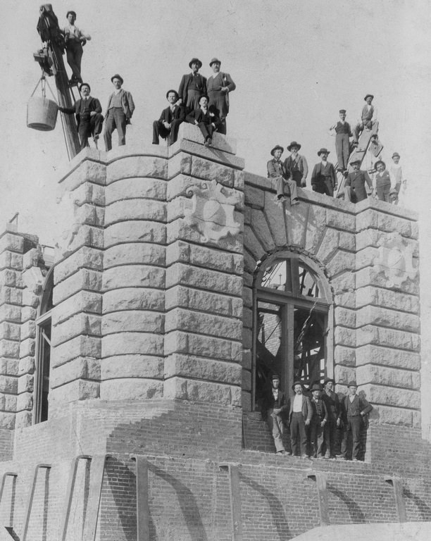 County courthouse construction, 1894