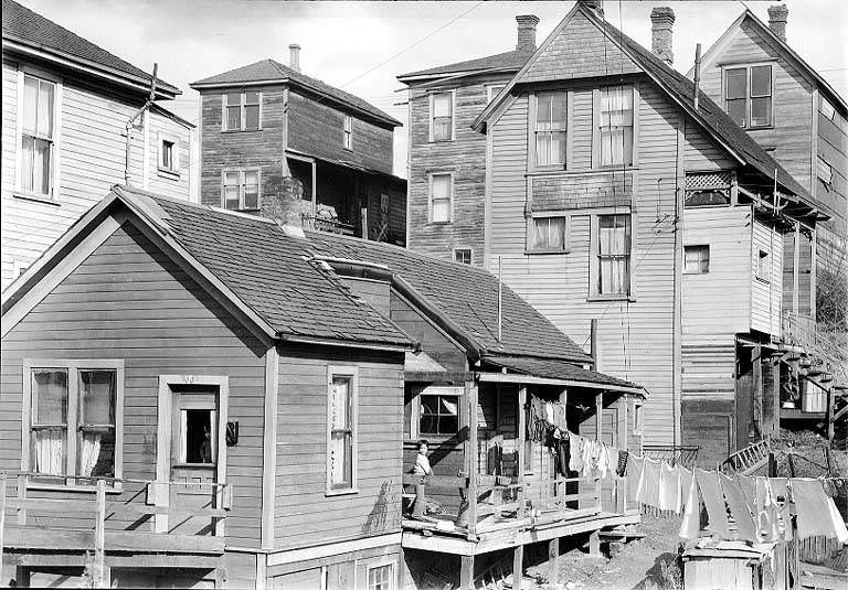 Housing on First Hill, 1890
