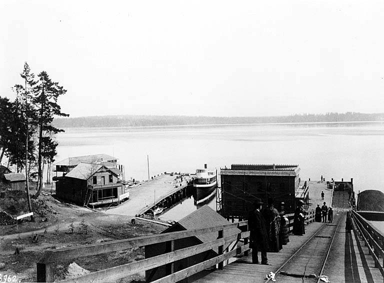 Leschi Park looking toward Lake Washington, 1890