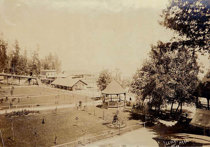 Leschi Park on Lake Washington, Seattle, 1890