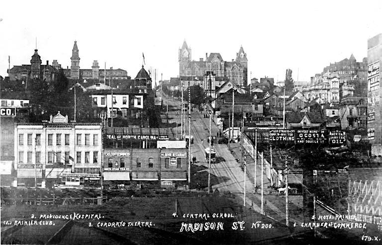 Madison St. from vicinity of 1st Ave., 1893