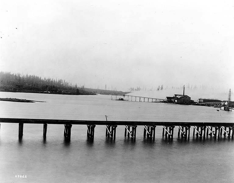 Mill at Salmon Bay, 1890s