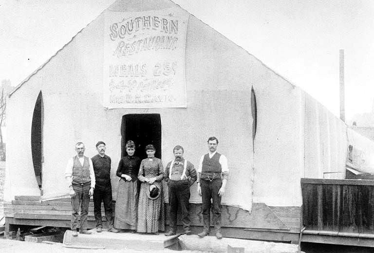 Southern Restaurant after the Seattle fire of June 6, 1889