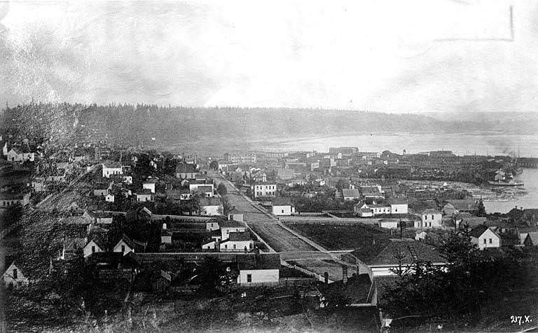 2nd Ave. from Denny Hill, 1882