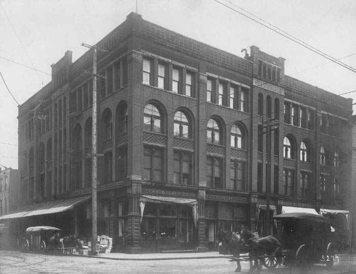 State Building, corner of S. Main St. and Occidental Ave. S., 1891
