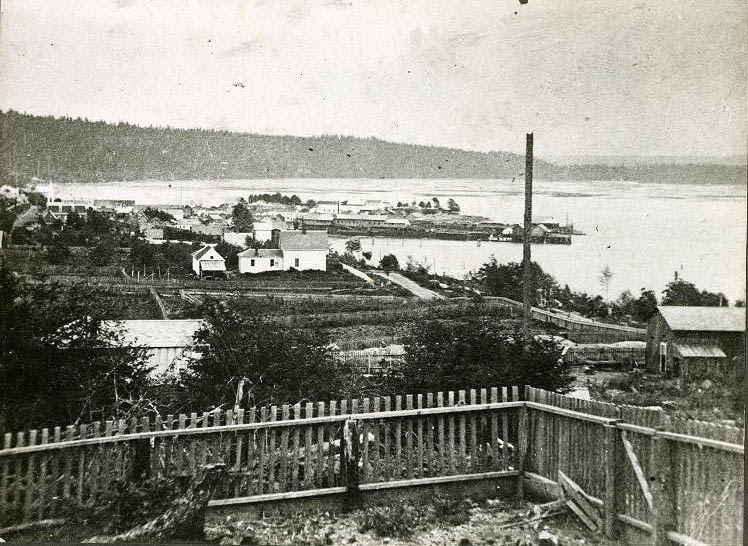 View from 2nd Ave. and Pike Street, 1870