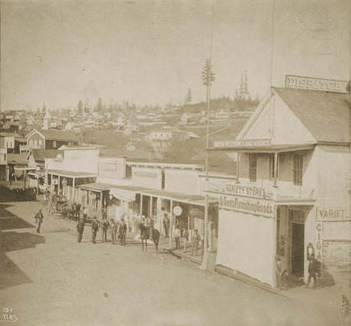 1st Ave. S. north from S. Washington Street, 1870