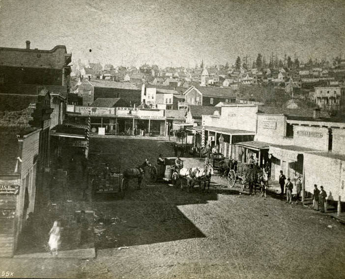 1st Avenue S. north from S. Washington Street, 1870