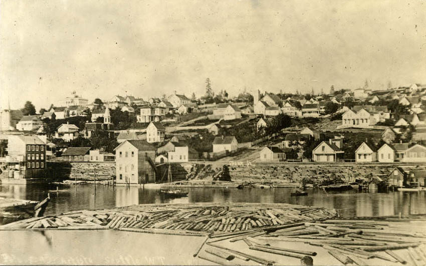 Seattle waterfront from Elliot Bay, 1878