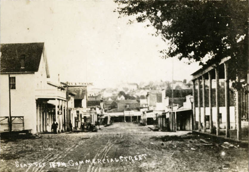 View north from 1st Ave. S. and S. Main Street, 1874