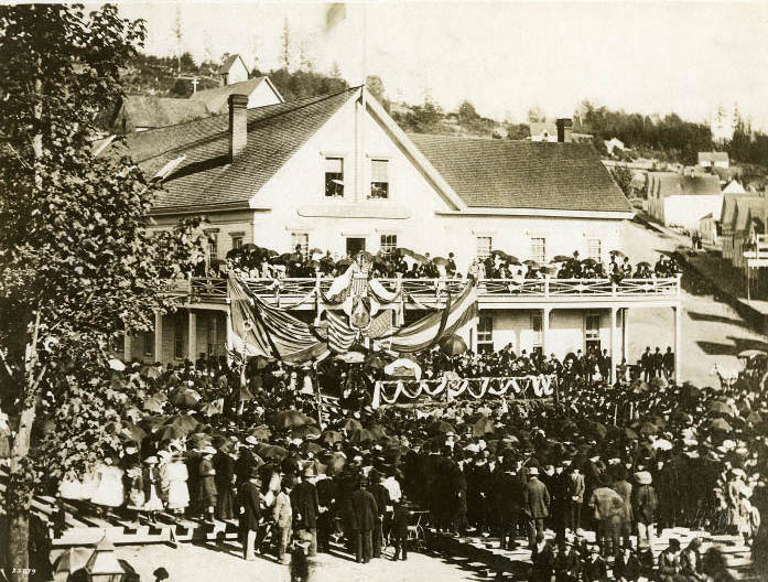 Garfield Memorial Service at Occidental Hotel, September 26, 1881