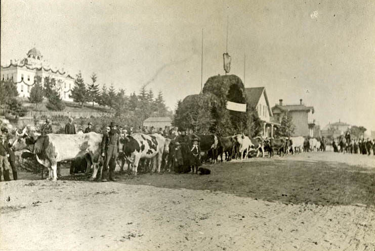 Parade for Henry Villard's visit, September 14, 1883