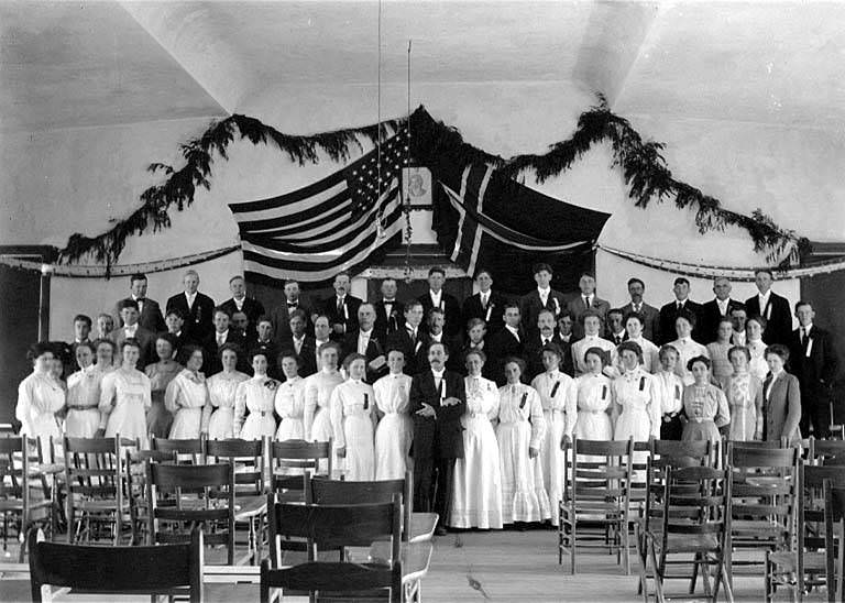 Church choir, 1890