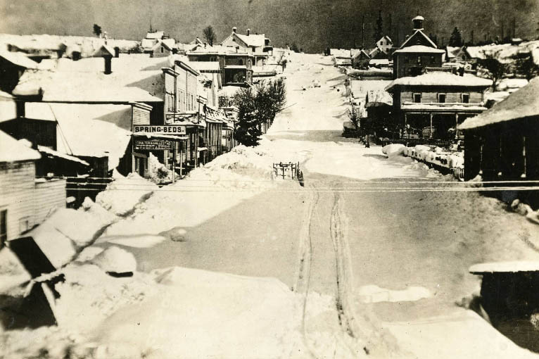 View east from 1st Ave. and Cherry Street, 1880